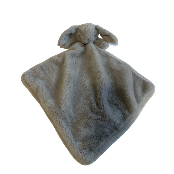 SL Home Fashions Gray Elephant Baby Lovey Security Blanket Plush Toy D - Picture 1 of 6